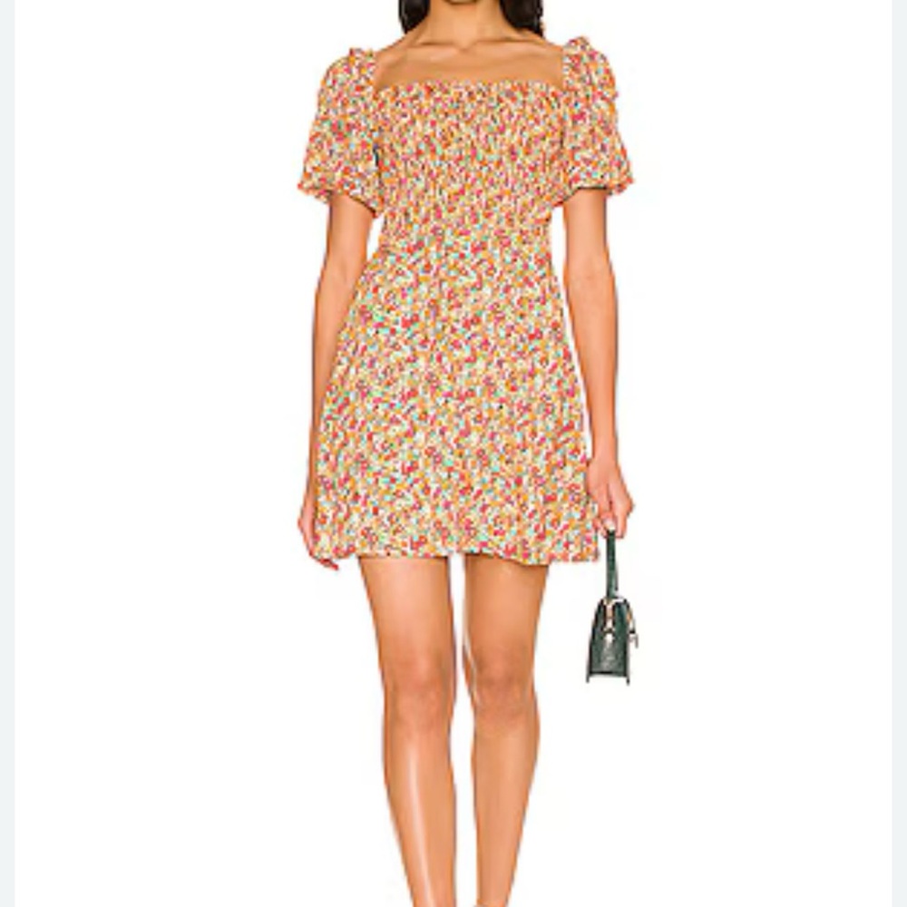 Faithful the brand Il Carro Mini Dress La Gomera Floral Print